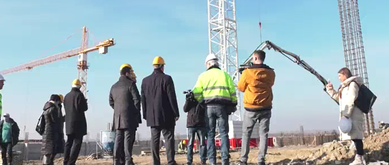 Biatorbágy első középiskolájának alapkőletétele 2022.01.19.