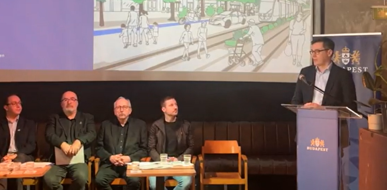 Budapest Városháza – „Újjáéledő sugárutak – A Váci út, a Bajcsy-Zsilinszky út és az Üllői út megújítása” 2023.03.24.